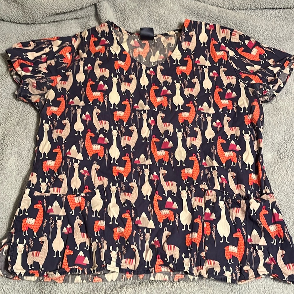 Zoe & Chloe Scrub Top